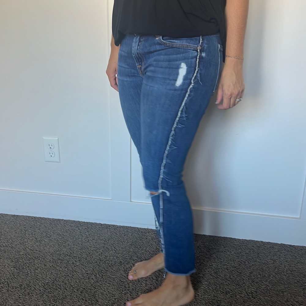7 for all mankind ankle skinny jeans